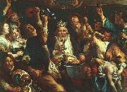 Jacob Jordaens The King Drinks oil painting reproduction